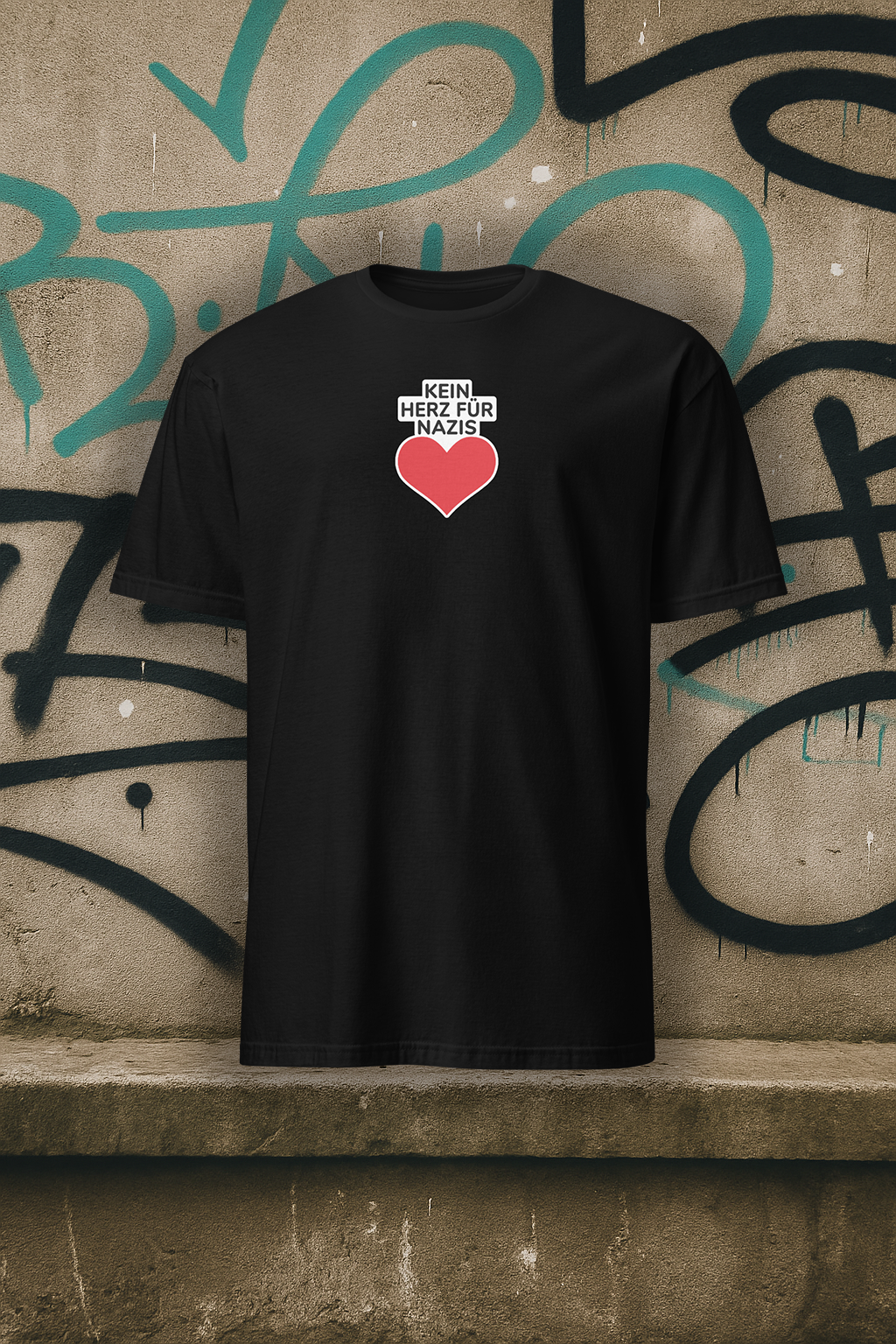 Unisex T-Shirt "Kein Herz für Naz*s"