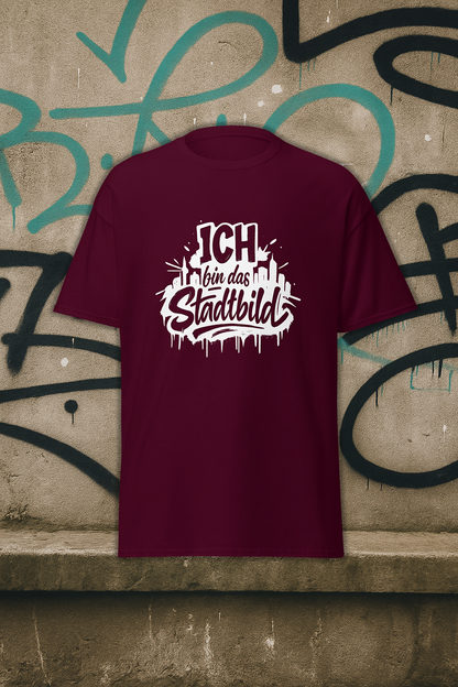Unisex T-Shirt "ICH bin das Stadtbild"